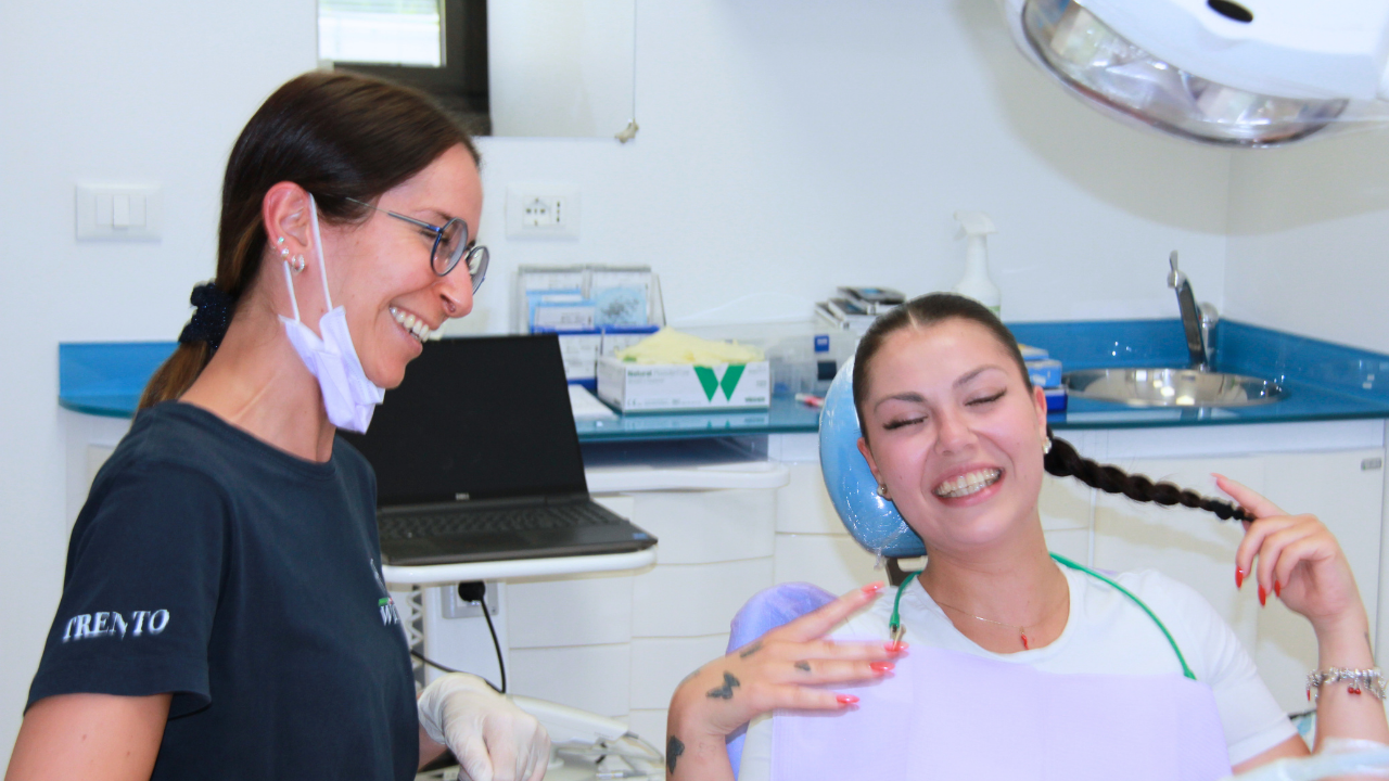 faccette dentali ceramica Trento - paziente Studi Odontoiatrici WHITE